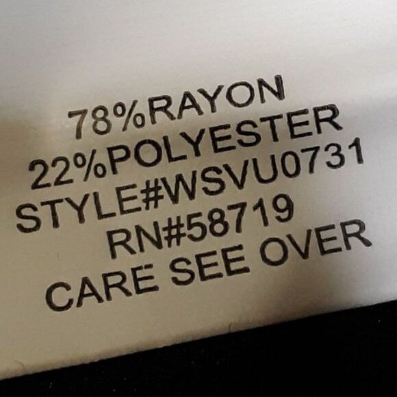 Notation Women's Black Tan Tunic Blouse size 2X - Picture 8 of 12